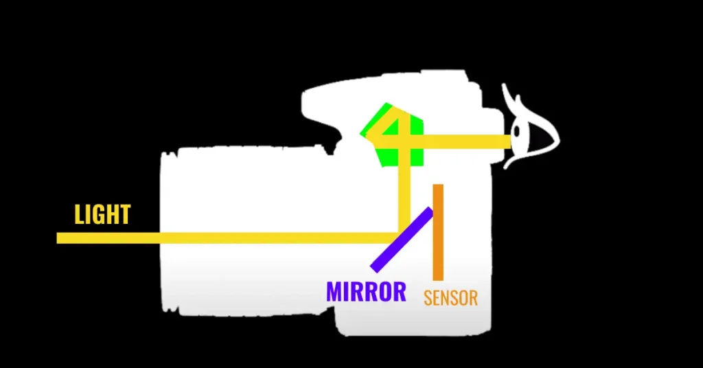 MIRRORS AND SENSORS IN CANON REBEL T7